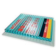 Сотовый поликарбонат Woggel 6мм бирюза 2100x6000мм Kinplast