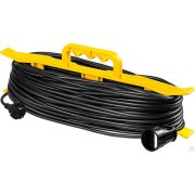 Силовой удлинитель-шнур STAYER ПВС 2x075 50 м, 2200Вт на рамке, MF 207