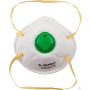 Коническая фильтрующая полумаска ЗУБР ПФК-95, класс защиты FFP2, с клапаном выдоха