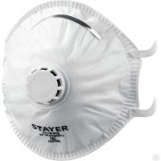 Коническая фильтрующая полумаска STAYER KV-99, класс защиты FFP3, с клапаном выдоха