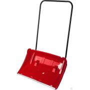 Снеговой движок скрепер ЗУБР ПОЛЮС 860 мм пластиковый ковш с алюминиевой планкой с колесиками