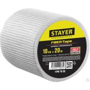 Серпянка самоклеящаяся FIBER-Tape, 10 см х 20 м, STAYER Professional 1246-10-20