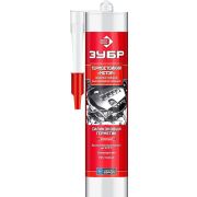Термостойкий силиконовый герметик ЗУБР Мотор 280 мл +250ºC черный