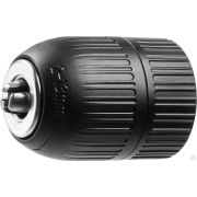 Патрон быстрозажимной ЗУБР Мастер для дрели, 13 мм, посадочная резьба 3/8, под сверло Д 1,5 - 13 мм