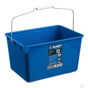 Малярное пластиковое ведро ЗУБР, 12 л, высокопрочное, Профи