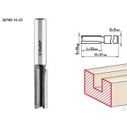 Фреза пазовая прямая ЗУБР 10x25 мм, хвостовик 8 мм