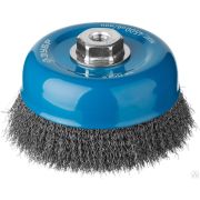 Щетка чашечная для шлифмашинки угловой, витая стальная проволока 0,3 мм, 150 ЗУБР Профессионал