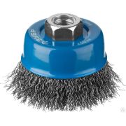 Щетка чашечная для шлифмашинки угловой, витая стальная проволока 0,3 мм, 60 ЗУБР Профессионал
