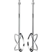 Комплект насадок-миксеров сверху-вниз для легких растворов ЗУБР, 2 шт d 220 мм, М27