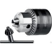 Патрон ударный STAYER PROFESSIONAL ключевой для дрели, 16 мм, с ключом в комплекте, посадочная резьба 1/2, Д 3,0-16 мм