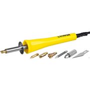 Прибор для выжигания, пайки и резки STAYER 3в1 30Вт, в наборе 5насадок+термонож, MAXTerm