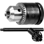 Патрон ударный ключевой ЗУБР Профессионал 29082-13-1/2 13 мм посадочная резьба 1/2 с фиксатором на шпинделе D=1,5-13 мм