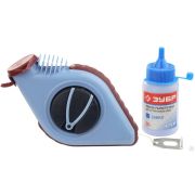 Нить ЗУБР разметочная для строительных работ в наборе с синей краской, 30 м