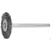 Щетка ЗУБР радиальная, нержавеющая сталь, на шпильке, d 20x 3,2 мм, L 42 мм, 1 шт