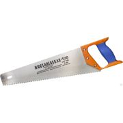 Ножовка Ижсталь-ТНП ПРЕМИУМ по дереву с двухкомпонентной пластиковой рукояткой, шаг 4 мм, 400 мм