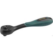 Трещотка для торцовых головок KRAFTOOL EXPERT, Сr-V сталь, 72 зубца, пластиковое покрытие, 3/8