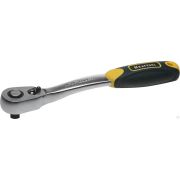 Трещотка для торцовых головок KRAFTOOL PRO, Сr-V сталь, 72 зубца, изогнутая, 3/8