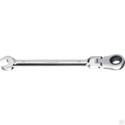 Комбинированный гаечный ключ трещоточный шарнирный 10 мм, ЗУБР