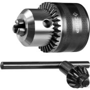 Патрон для станков, ЗУБР Профессионал 29084-16, В16 мм, посадка на конус Морзе, с ключом в комплекте, D=3,0-16 мм