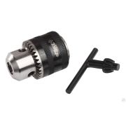 Патрон ударный ключевой для дрели ЗУБР Профессионал 2908-10-1/2 10 мм посадочная резьба 1/2 D=0,8-10 мм с ключом