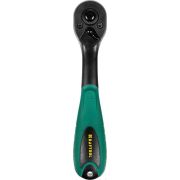 Трещотка для торцовых головок KRAFTOOL EXPERT, Сr-V сталь, 72 зубца, пластиковое покрытие, 1/4