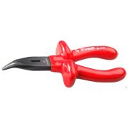 Тонкогубцы ЭЛЕКТРИК изогнутые диэлектрические, высоковольтные до ~1000В, 160 мм ЗУБР Мастер 2214-4-16