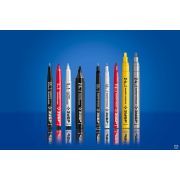 Перманентный маркер ЗУБР, 1 мм заостренный, красный, МП-100, серия Профессионал