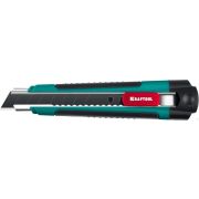 Нож с сегментированным лезвием, KRAFTOOL 09199, двухкомп корпус, автостоп, отсек для хранения запасных лезвий, 18 мм