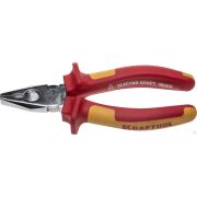 Плоскогубцы ELECTRO-KRAFT, Cr-Mo сталь, хромированное покрытие, 160 мм KRAFTOOL 2202-1-16