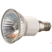 Лампа галогенная СВЕТОЗАР с защитным стеклом, цоколь E14, диаметр 51 мм, 35Вт, 220В