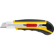 Нож с автозаменой и автостопом с доп фиксатором HERCULES-18, 3 сегмент лезвия 18 мм, STAYER