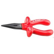 Тонкогубцы ЭЛЕКТРИК диэлектрические, высоковольтные до ~1000В, маслобензостойкая рукоятка, 160 мм, ЗУБР Мастер 2214-3-16