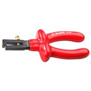 Пассатижи ЭЛЕКТРИК диэлектр, до~1000В, d до 5 мм S поперечн сеч кабеля до 10 мм2, 160 мм ЗУБР Мастер 2214-9-16