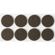 Накладки STAYER COMFORT на мебельные ножки, самоклеящиеся, фетровые, коричневые, круглые - диаметр 25 мм, 8 шт