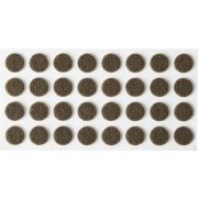 Накладки STAYER COMFORT на мебельные ножки, самоклеящиеся, фетровые, коричневые, круглые - диаметр 10 мм, 32 шт