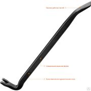 Лом-гвоздодер HERCULES, 450 мм, 22х12 мм, кованый усиленный, STAYER