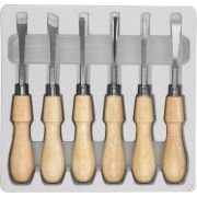 Стамески ЗУБР ЭКСПЕРТ фигурные профессиональные, 6 шт