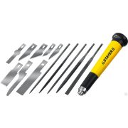 Набор STAYER Нож “MASTER” для точных работ в комплекте с лезвиями различной формы и надфилями, в чехле,38 предметов