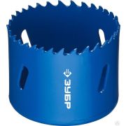 Коронка биметаллическая, быстрорежущая сталь ЗУБР 57 мм