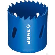 Коронка биметаллическая, быстрорежущая сталь ЗУБР 40 мм