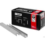 Скобы для степлера плоские тип 53F, 5000 шт ЗУБР 10 мм