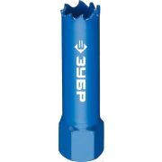 Коронка биметаллическая, быстрорежущая сталь ЗУБР 14 мм