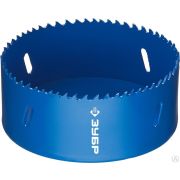 Коронка биметаллическая, быстрорежущая сталь ЗУБР 105 мм