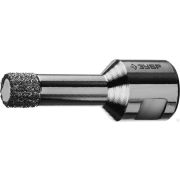 Высокоскоростная алмазная коронка для шлифмашинки угловой М14 d 12 мм по керамограниту и железобетону, ЗУБР Профессионал