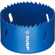 Коронка биметаллическая, быстрорежущая сталь ЗУБР 76 мм