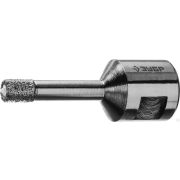 Высокоскоростная алмазная коронка для шлифмашинки угловой М14 d 6 мм по керамограниту и железобетону, ЗУБР Профессионал