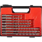 Бур ЗУБР Набор буров SDS-plus 8 шт 5х110, 6х110, 6х160, 8х160, 10х160, 8х210, 10х210, 12х210 мм Профессионал