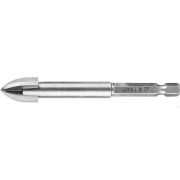 Сверло по кафелю керамике стеклу с четырьмя режущими лезвиями шестигранный хвостовик 14 мм STAYER PROFESSIONAL 2985-14