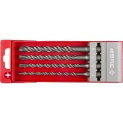 Бур ЗУБР Набор буров SDS-plus 4 шт 5 х 160, 6 х 160, 8 х 160, 10 х 160 мм