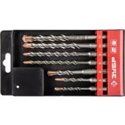 Бур ЗУБР Набор буров SDS-plus 7 шт 5 х 110, 6 х 110, 8 х 110, 6 х 160, 8 х 160, 10 х 160, 12 х 160 мм, Профессионал